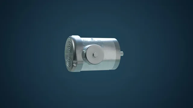 3D product animation of the stainless-steel LEESON Extreme Duck Ultra washdown motor